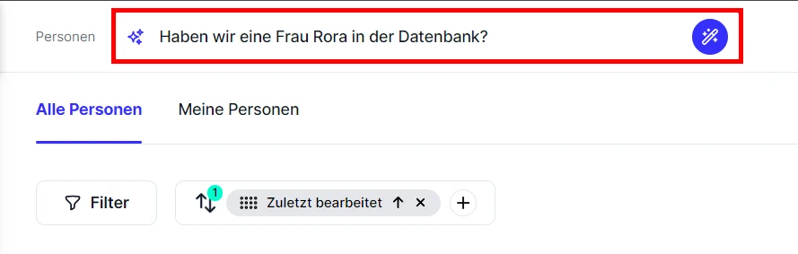 People cobra AI Personen Datenbank durchsuchen