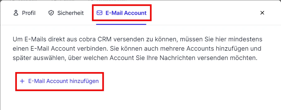 People neue erste E-Mail Konto einrichten Profil E-Mail Account hinzufuegen