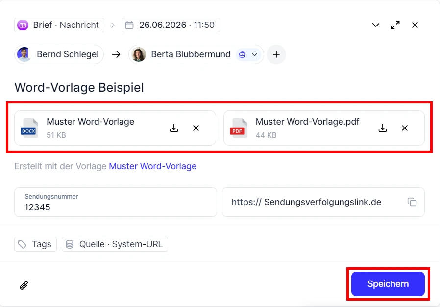 People Word Vorlage verwenden Touchpoint Brief Beispiel